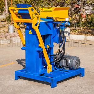 SY2-25 <strong>Automated</strong> Fly Ash Hollow <strong>Block</strong> <strong>Maker</strong> with Customizable Clay Soil Interlocking Brick Mold