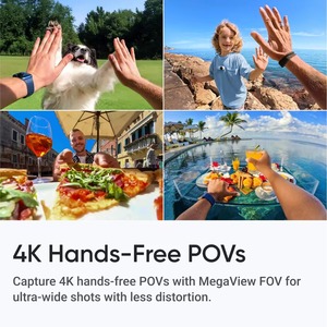 Gece yarısı siyah Insta360 GO 3/GO3 4K spor Vlog kamera Extreme Pro FlowState stabilizasyon 4m su geçirmez minik küçük yüz izleme - Product Image 2
