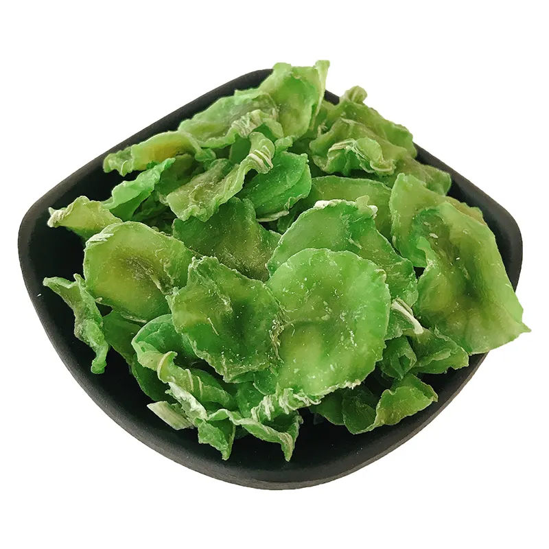 100 g/bolsa deshidrata espárragos lechuga seca Lactuca sativa verduras deshidratadas Venta caliente