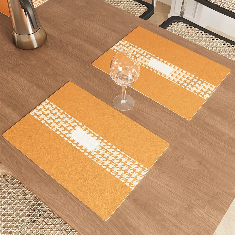 Stuoia moderna del tavolo da pranzo della tovaglietta di stampa digitale del Pvc stampata abitudine all'ingrosso poco costosa