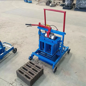 Fabricante de máquina de fabricación de ladrillos de pavimentadora de cemento QTJ4 40 de alta calidad y máquina de bloques de tierra comprimida - Product Image 3
