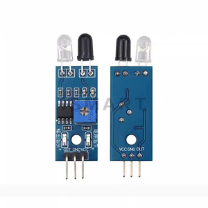 Módulo de Sensor de evitación de obstáculos infrarrojo IR para kits de bricolaje Robot de coche inteligente fotoeléctrico reflectante de 3 pines