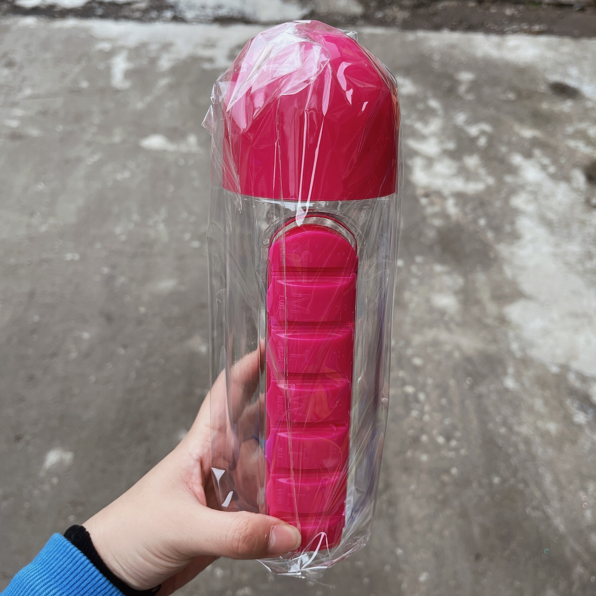Sac opp rose rouge