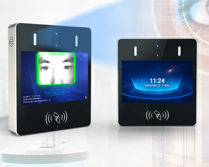 Presenza di tempo della macchina fotografica di riconoscimento di iris con rilevazione a 7 pollici della temperatura di sostegno del touch screen (IR8-TD) - Product Image 3