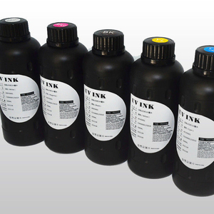 CMYK 6色光泽紫外印刷油墨用于标志印刷机紫外油墨紫外平板打印机 - Product Image 1