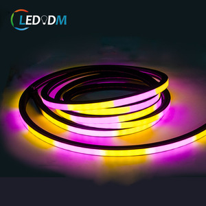 ไฟนีออน LED ซิลิโคนกลางแจ้ง IP67พิกเซล RGB RGB DC24V DMX512เปลี่ยนสีมหัศจรรย์ไฟนีออนดิจิตอลเปลี่ยนสีได้ - Product Image 5