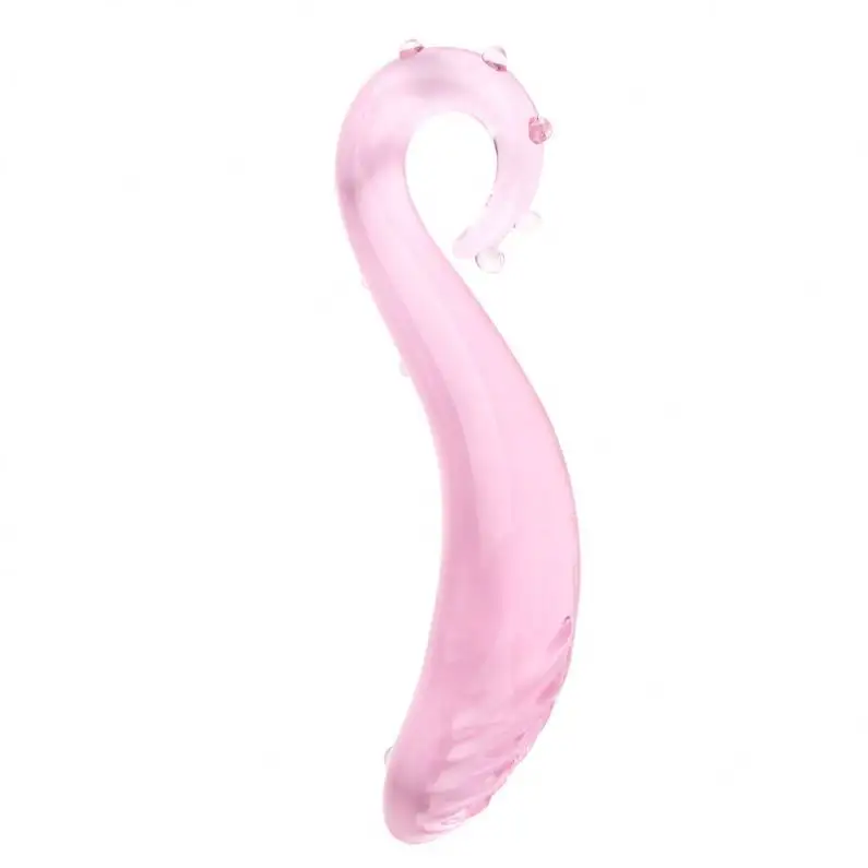 (Kecil) G spot Kristal tongkat anal seks mainan wanita anal plug dewasa mainan seks wanita alat masturbasi pemasok