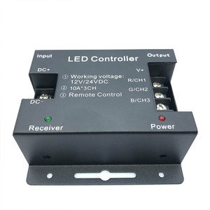 Controlador de tira de luz LED 12V 30A CE tira de luz RGB COB de alta potencia 24V serie táctil controlador LED de Control remoto RF inalámbrico - Product Image 3