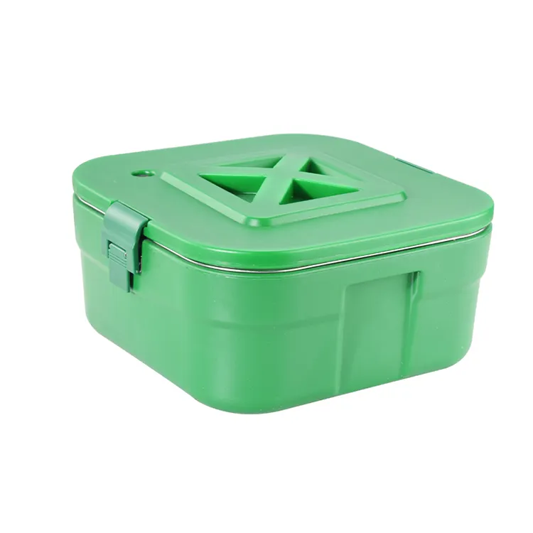 Atacado Multi-função Quadrado Aço Inoxidável Isolamento Barril Viagem Portátil Piquenique Outdoor Food Warmer Ice Cooler Box