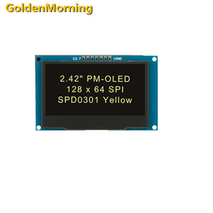 2.4/2,42 zoll OLED display modul mit 128x64 auflösung, SPI/IIC interface, weiß/Gelb, DC 3-5V - Product Image 6