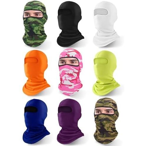 Lot de 9 cagoules de ski
