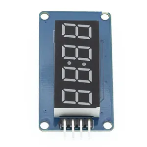0,56 Zoll Digital anzeige TM1637 vierstelliges Sieben-Segment-Nixie-Uhr modul DIY Nixie-Display IIC-Schnitts telle Fünf Farben - Product Image 3