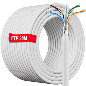 Wasserdichtes 4-Paar-Kupfer-CCA-PVC-Mantel für den Außenbereich 8-poliges RJ45-Ethernet-Kabel mit einer Länge von 305m unterstützt FTP Cat5e/Cat6/Cat6a-Typen - Product Image 4