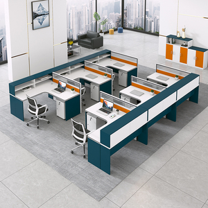 Modular Call Center Office Cubicle Working Station System Furniture Office Partition Workstation - Product Image 5