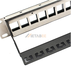 Panel de conexión paso a través del módulo RJ45 CAT5E CAT6