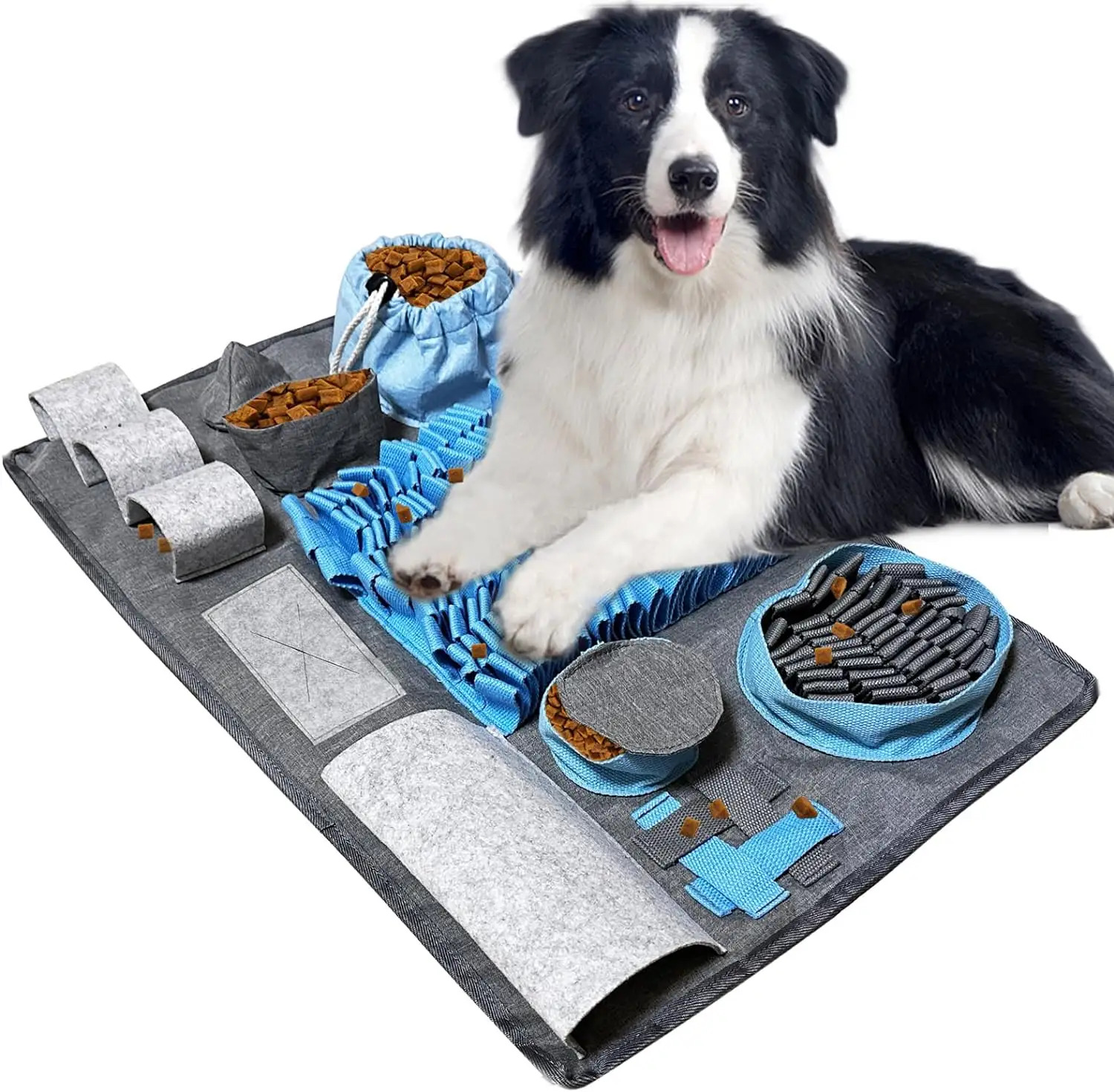 pet products Hot selling Interactive Slow Feeding Pet Dog Snuffle Carpet cat Sniffing Mat