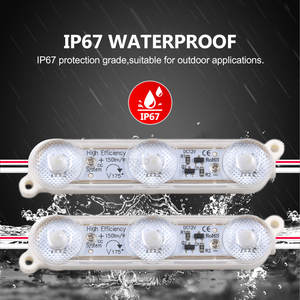 150lm/W高ルーメンLEDモジュールIP68 12v 2835 LEDフレキシブルライトレンズ170度射出LEDモジュールカスタマイズLEDサインロゴ - Product Image 2
