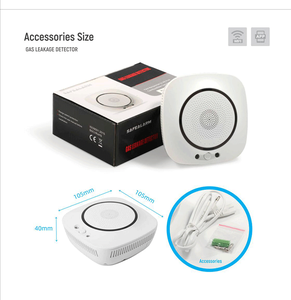 WiFi接続キッチン調理天然可燃性マルチ固定メタン (CH4) ガス検知器 - Product Image 6