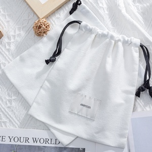 Custom <strong>Canvas</strong> <strong>Drawstring</strong> <strong>Pouch</strong> Customized logo Organic Cotton Fine Cloth <strong>Canvas</strong> <strong>Drawstring</strong> Dust Proof Bag Recyclable Bag - Product Image 5