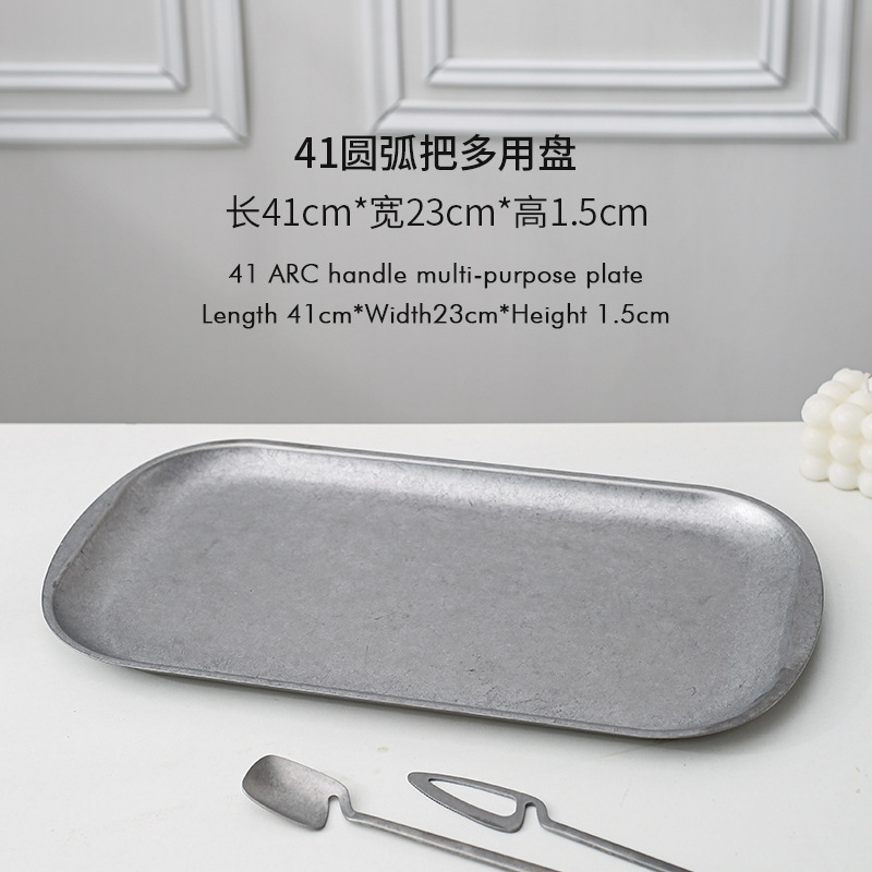 Gris 41*23*1.5cm arc plateau polyvalent