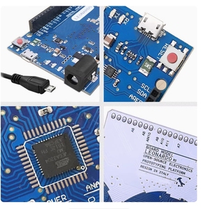 Mit Datenkabel Blue Board QFN Chip Leonardo R3 Entwicklungs platine ATMEGA32U4 - Product Image 3