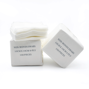 7.5x7.5 cm emici, yumuşak ve nefes 4 kat olmayan steril olmayan dokuma kompres temizleme bezi - Product Image 2