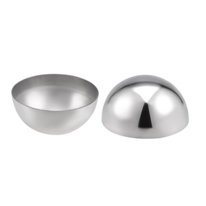 Paslanmaz çelik yarım küre 5mm Metal yarım topu özel Metal yarım küre