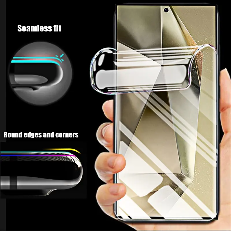 Pellicola di idrogel per Samsung Galaxy S24 Ultra S23 FE proteggi schermo pellicola anteriore protettiva su S24 S 24 Plus S23fe TPU non vetro