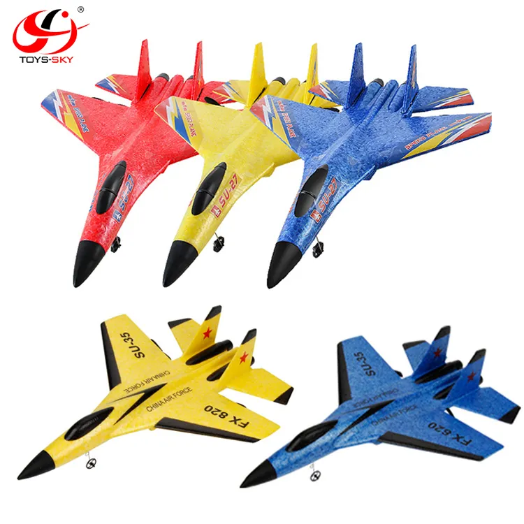 2022 PPE modelo de avión planeador de avión de aire anti-caída irrompible volando juguete rc su 35 27 radio control remoto rc avión