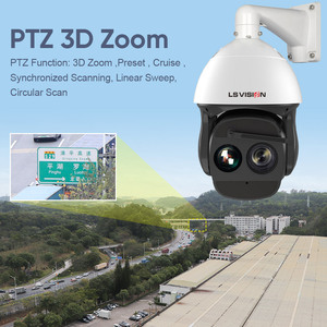 LS VISION户外8MP 37X光学变焦高速圆顶摄像机PTZ项目基于人工智能热像仪的安全和监控 - Product Image 3