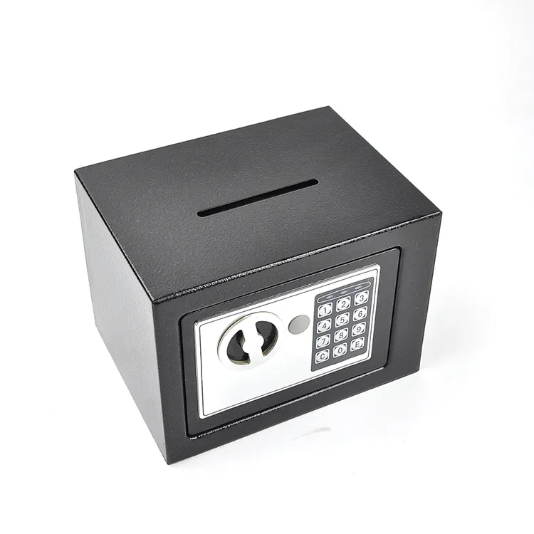 Caja de Seguridad para hotel, llave de emergencia de código digital con ranura para monedas de tamaño pequeño, gran oferta, el más barato