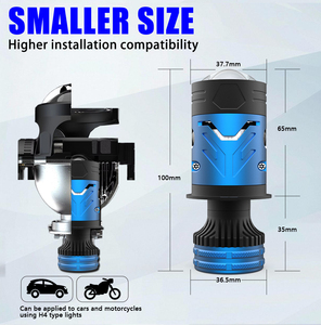 쉬운 설치 F90 <span class=keywords><strong>Led</strong></span> 3570 5050 칩 사일런트 팬 170w 17000 루멘 하이 로우 스위치 하이 로우 빔 스위치 170w H4 프로젝터 렌즈 - Product Image 4