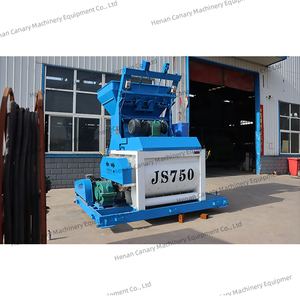 Js Series 750L Capacity Twin Shaft Automatic Forced Concrete <strong>Mixers</strong> 35r/min Core Component Motor - Product Image 3