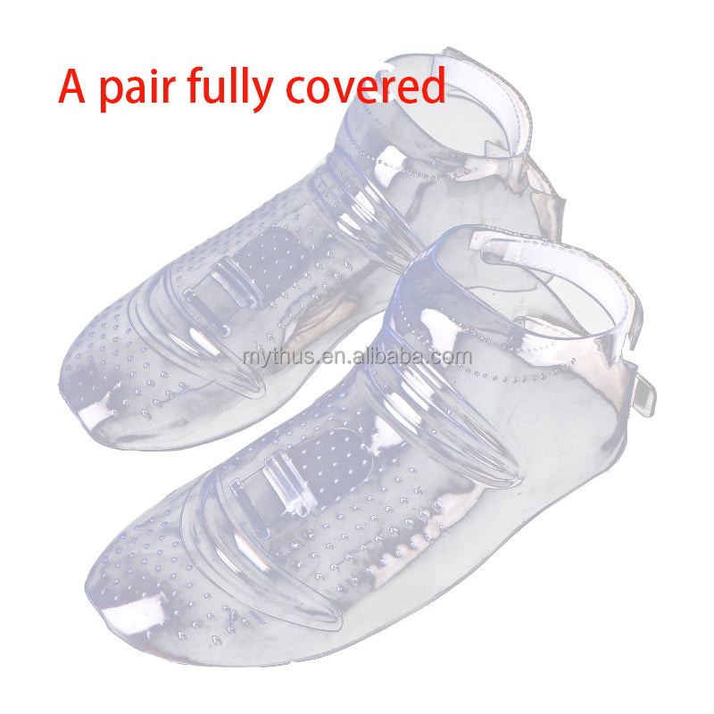 Une paire mise à niveau entièrement couvert couvre-chaussures de coiffeur