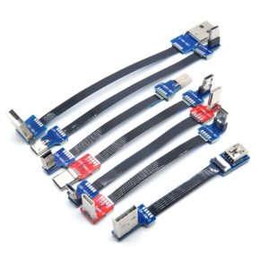 Flat FPV HD-MI Connector Flexible Flat Cable <strong>Raspberry</strong> <strong>Pi</strong> 4 Micro <strong>HDMI</strong> to <strong>HDMI</strong>/Mini <strong>HDMI</strong> Female 90 Degree FFC - Product Image 5
