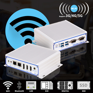 Ipctech J4125ミニLinux組み込みコンピュータ産業用コントロールパネルPC Intel Core I5 DDR3 RAMとHDD Fanless Box - Product Image 5