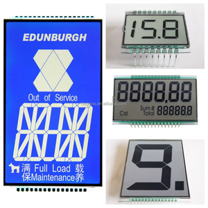 Flugzeug Tachometer LCD Display Kopf Massage gerät LCD Display Auto Klimaanlage Controller LED Hintergrund beleuchtung Segment Displays - Product Image 4