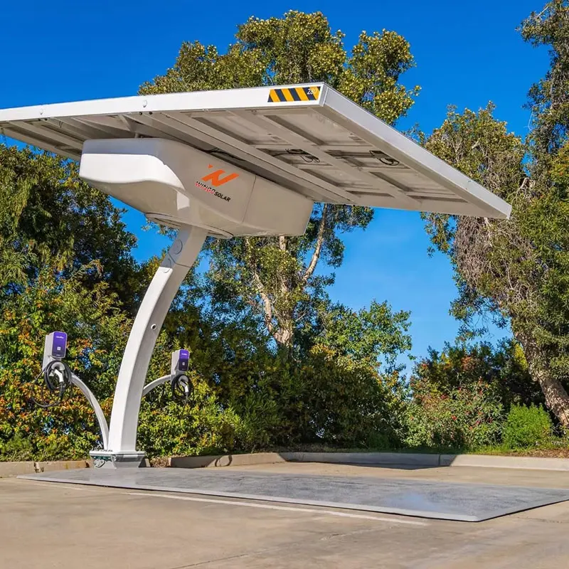 Güneş enerjisi istasyonu ile 1MW CCS elektrikli araç şarj cihazı CE ticari zemin monte DC hızlı EV güneş enerjili şarj istasyonu
