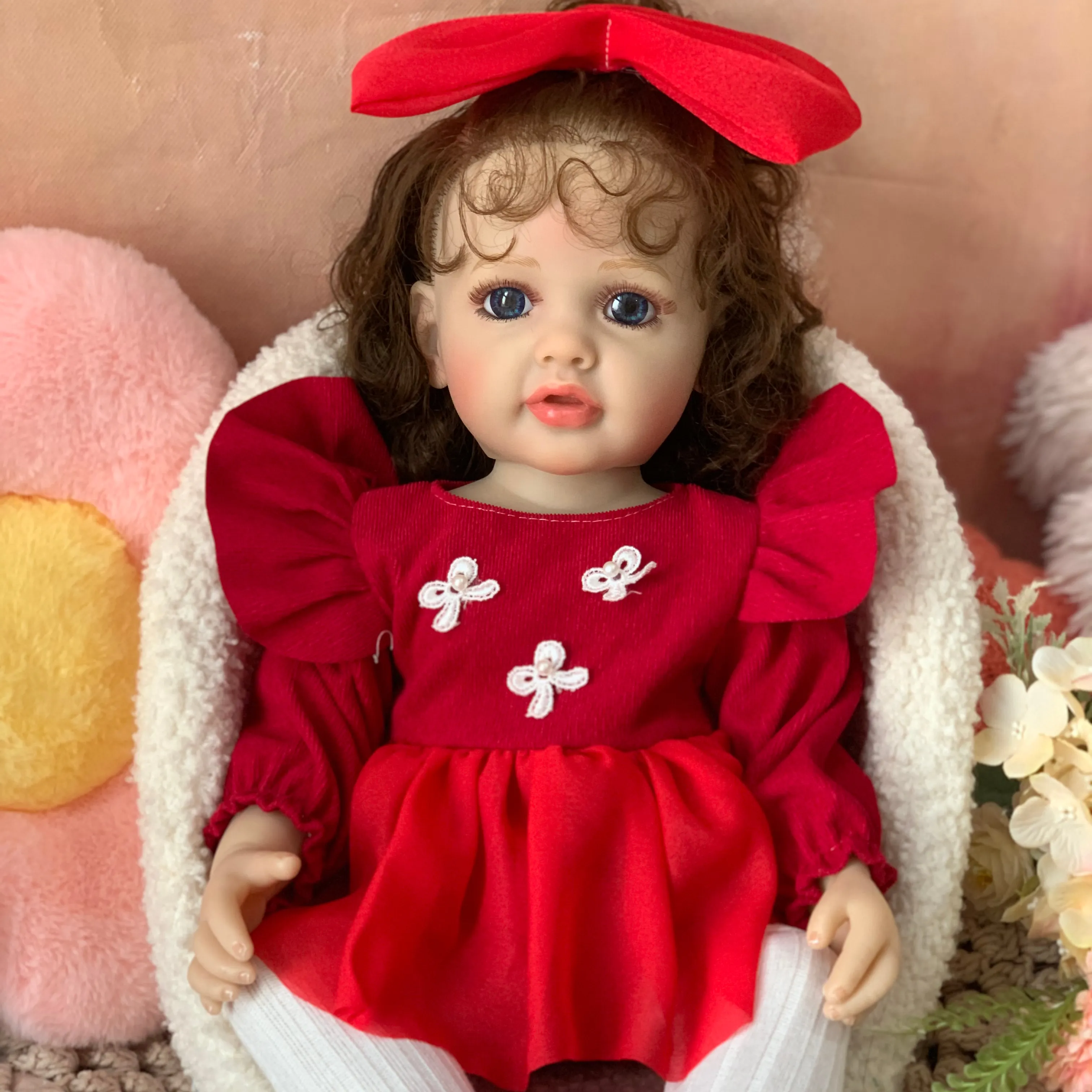 R & Bリアルキット幼児ドリンクベビーソフトベベビニールブラックインチ卸売販売シートツインおもちゃ女性生まれ変わった人形
