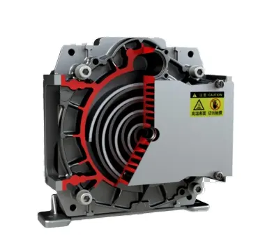 3.7KW38 0L/min 8bar Integrado Oil-Free Scroll Air Compressor Ímã Permanente Drive Freqüência Ajuste de Conversão Volume