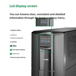 <strong>APC</strong> Ups Uninterruptible Power Supply SMT3000I-CH 2.7KW/3KVA Online Server Regulated Ups Power Supply with Built-in Battery - Product Image 4