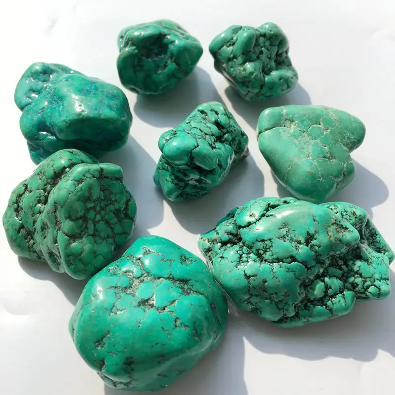 Wholesale Natural Beautiful Turquoise Crystal Tumbled Stone gravel