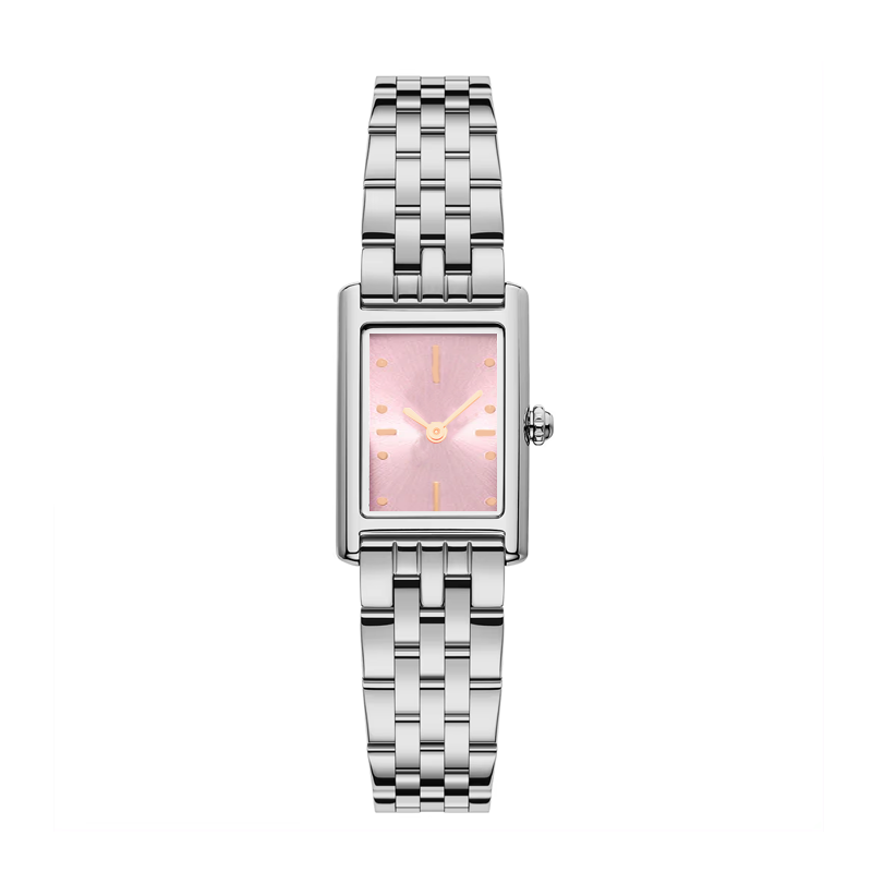 Pink bezel lady watch