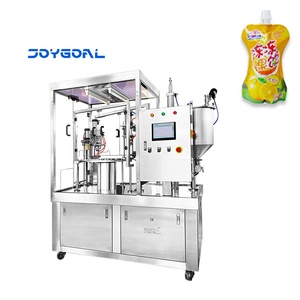 Otomatik sıvı stand-up çanta emzik kese dolum ve kapaklama kapak-vidalama sızdırmazlık ekipmanları paketleme makinesi fiyat - Product Image 3