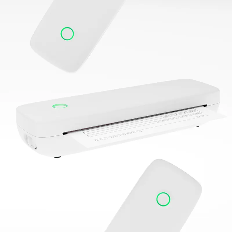 LUCK JINGLE Impresora térmica de oficina de tamaño A4 de alta definición móvil Bluetooth para iOS Android Windows Mac