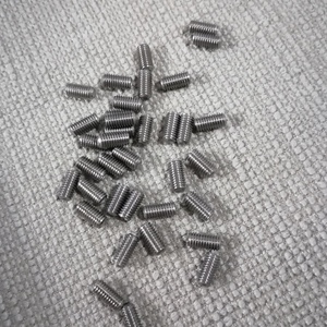 M3-M10 201チタンメートルねじグラブボルトねじフラットポイント六角ソケット止めねじヘッドレス