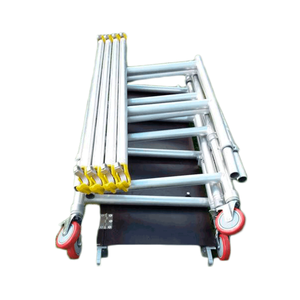 CBDMART Fácil instalación Móvil Fuerte capacidad de carga Gancho de escalera colgante Plataforma de escenario Andamio de aluminio Torre Andamio - Product Image 5