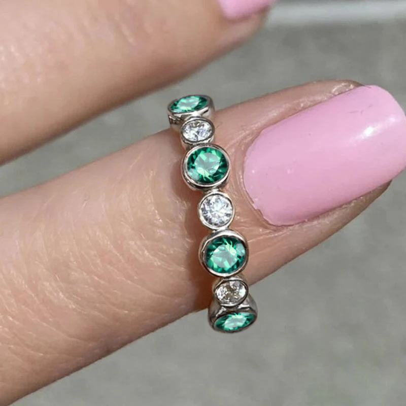 White gold + greenstone