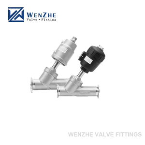 SS304/316/316L Double Acting <strong>Spring</strong> Return Pneumatic BSPT Angle Seat <strong>Valve</strong>