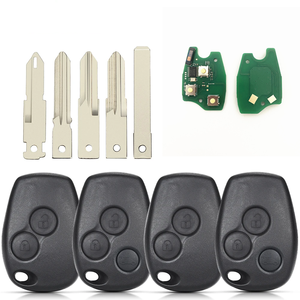 กุญแจรีโมท3ปุ่มสำหรับ Renault/kangoo i/clio III Duster twingo Dacia Logan รีโมทรถยนต์433MHz ชิป PCF7947 FOB - Product Image 2